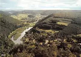 Panorama sur la vallée de la Semois depuis Naglémont