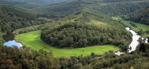 La vallée de la Semois dans les Ardennes belges